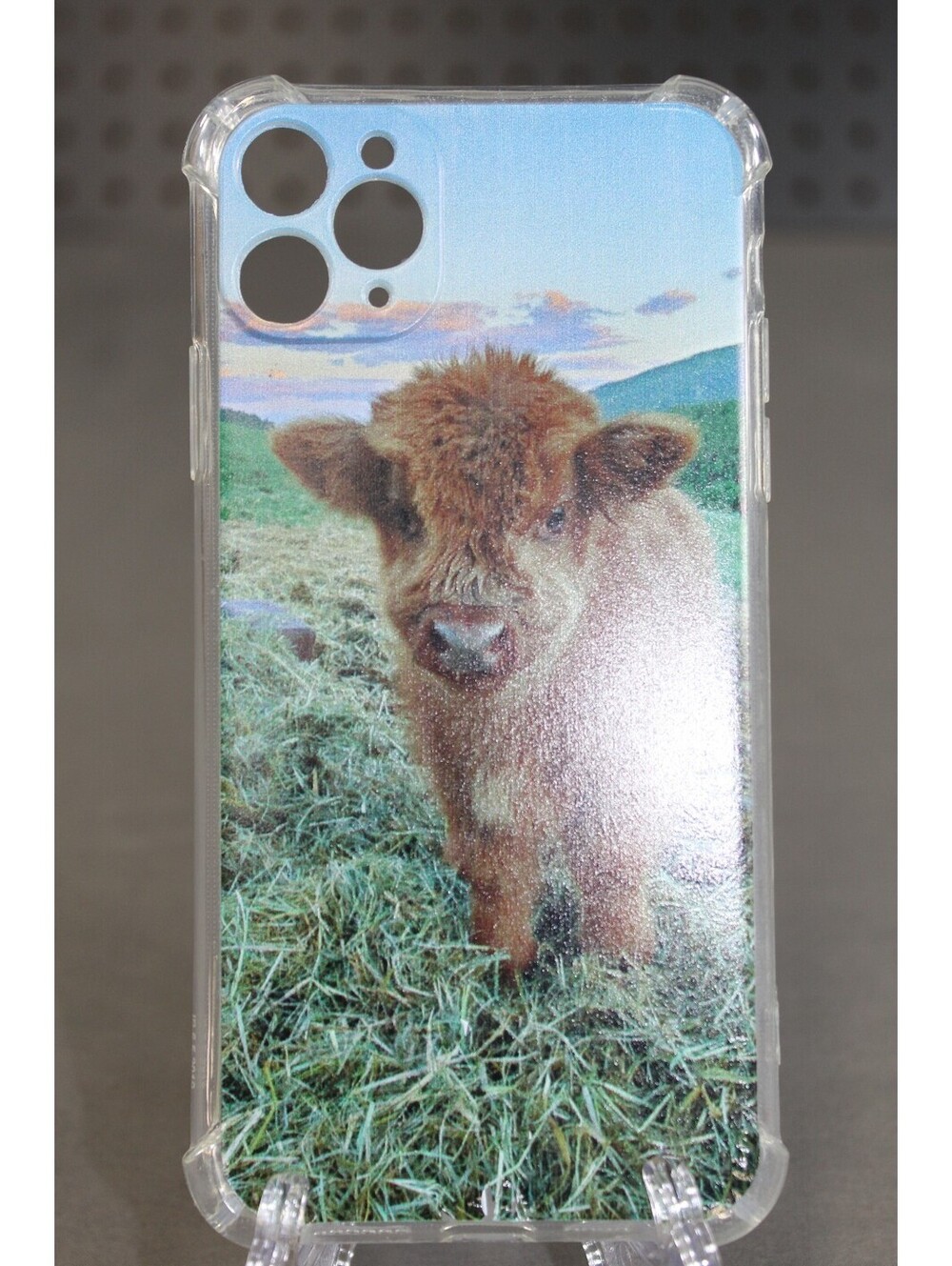 Highland Cow Clear Phone Case iPhone 11 Pro Max